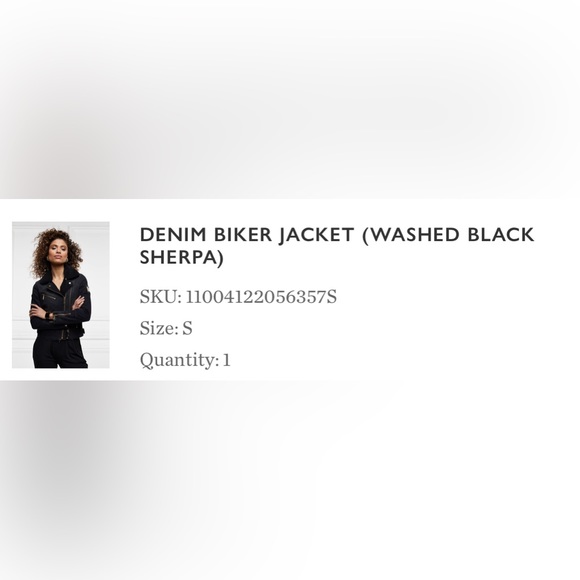 Denim biker jacket - Picture 2 of 7